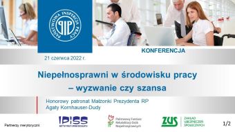 Niepełnosprawni w środowisku pracy - wyzwania czy szansa