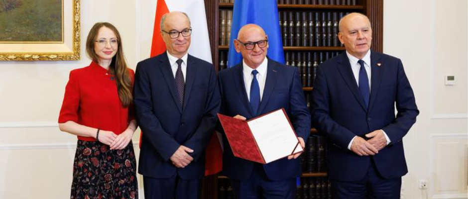 Uroczystość powołania Janusza Krasonia na Głównego Inspektora Pracy 