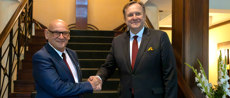 Janusz Krasoń, Główny Inspektor Pracy i Marek Górski prezydent Konfederacji Lewiatan