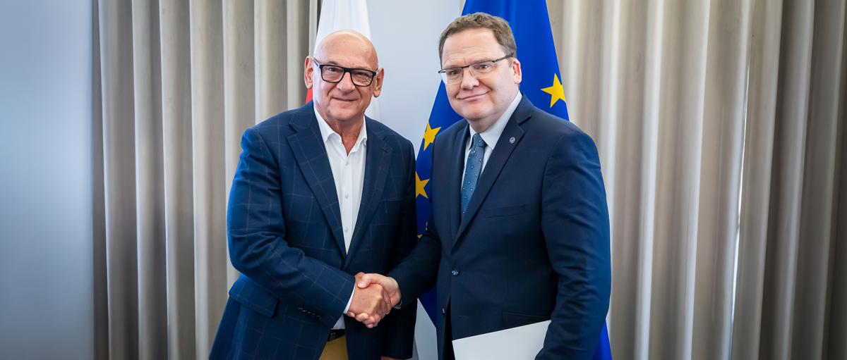 Karol Łapiński i Janusz Krasoń
