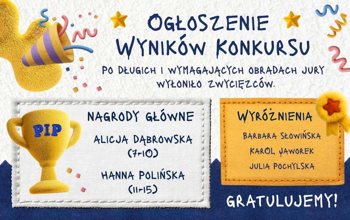 Rozstrzygnięcie konkursu na maskotkę Państwowej Inspekcji Pracy