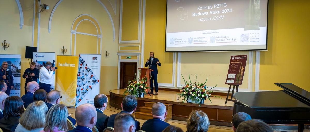 Gówny Inspektor Pracy na rozdaniu nagród w konkursie Budowa Roku 2024 