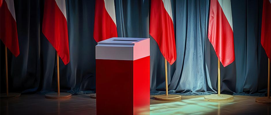 Urna w lokalu wyborczym