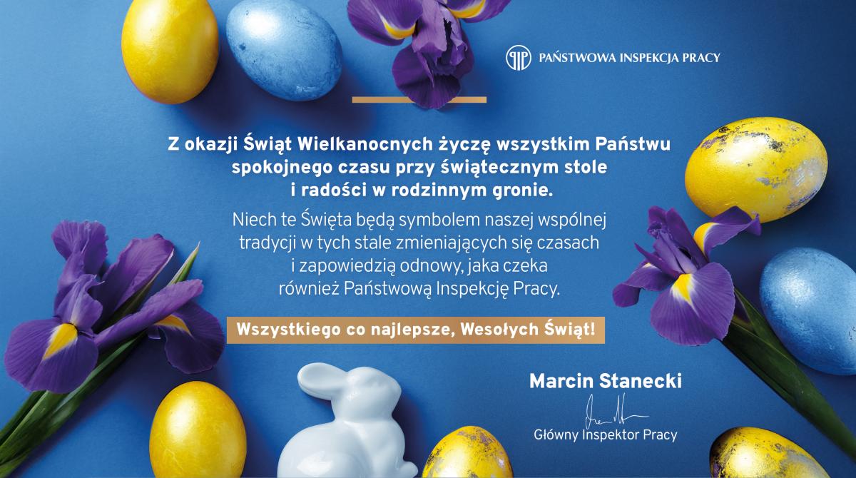 Życzenia Głównego Inspektora Pracy